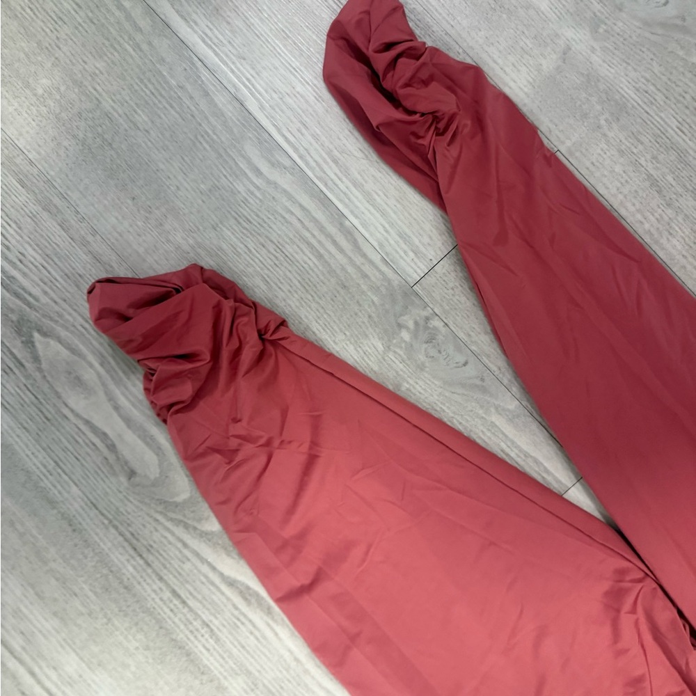 Heart Hips Strapless Ruched Jumpsuit in Dusty Rose - Picture 4 of 7